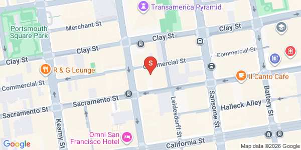 Map showing meeting location