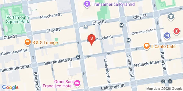 Map showing meeting location