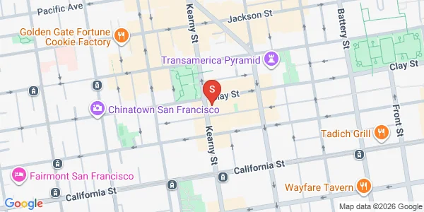 Map showing meeting location